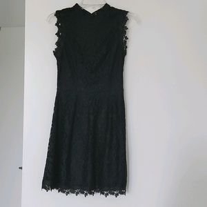 Black lace dress